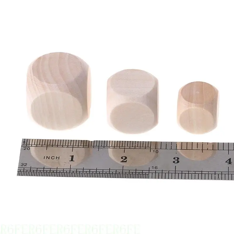 652F 5Pcs Blank Unfinished Wooden Rounded D6 Cubes for Game, Party, Fun, DIY Sticker & Math Teaching Tool
652F 5Pcs Blank Unfinished Wooden Rounded D6 Cubes for Game, Party, Fun, DIY Sticker & Math Teaching Tool