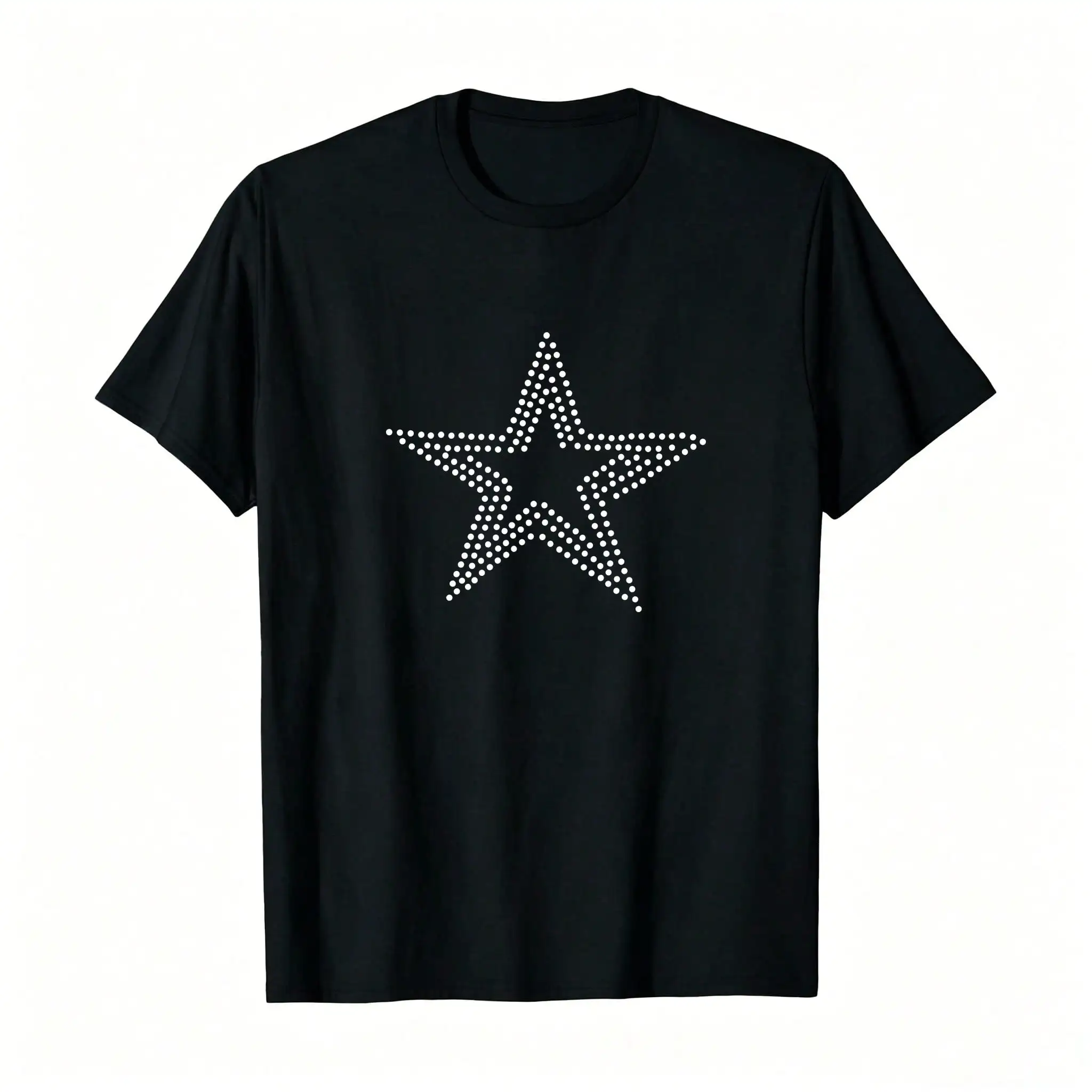 Women's With Rhinestone Star Design Pullover Women's Plus Size ,It Can Easily Cope With Different Occasions Long Sleeve _,Breathable And Comfortable Short-Sleeved Round-Neck Top, Suitable For All Seasons, Everyday Wear For Women
Women's With Rhinestone Star Design Pullover Women's Plus Size ,It Can Easily Cope With Different Occasions Long Sleeve _,Breathable And Comfortable Short-Sleeved Round-Neck Top, Suitable For All Seasons, Everyday Wear For Women