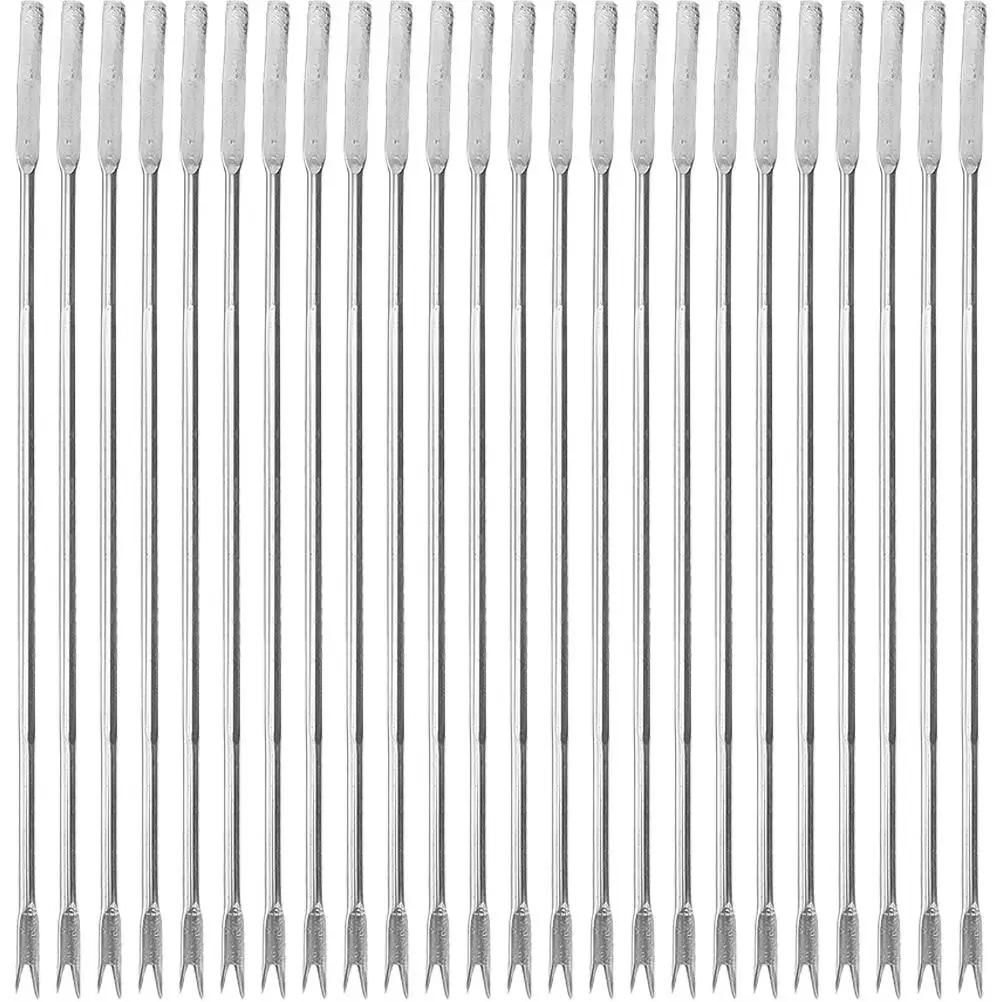 24pcs Seafood Needle Walnut Shaped Stainless Steel Multifunctional Picker Tools for Crab Nut Lobster Home Restaurant Use
24pcs Seafood Needle Walnut Shaped Stainless Steel Multifunctional Picker Tools for Crab Nut Lobster Home Restaurant Use