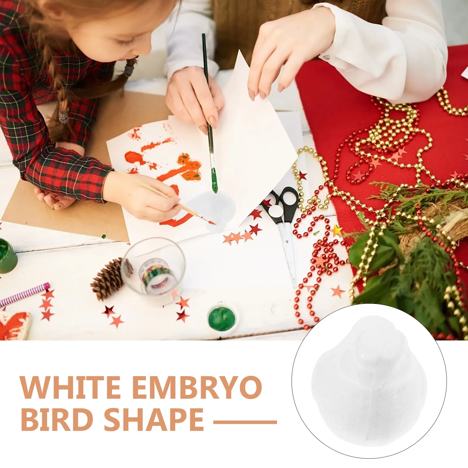 12pcs Foam Birds Decor Bird-Shaped Craft Models Diy Painting Supplies For Christmas Party Decoration Art Accessories Unfinished
12pcs Foam Birds Decor Bird-Shaped Craft Models Diy Painting Supplies For Christmas Party Decoration Art Accessories Unfinished