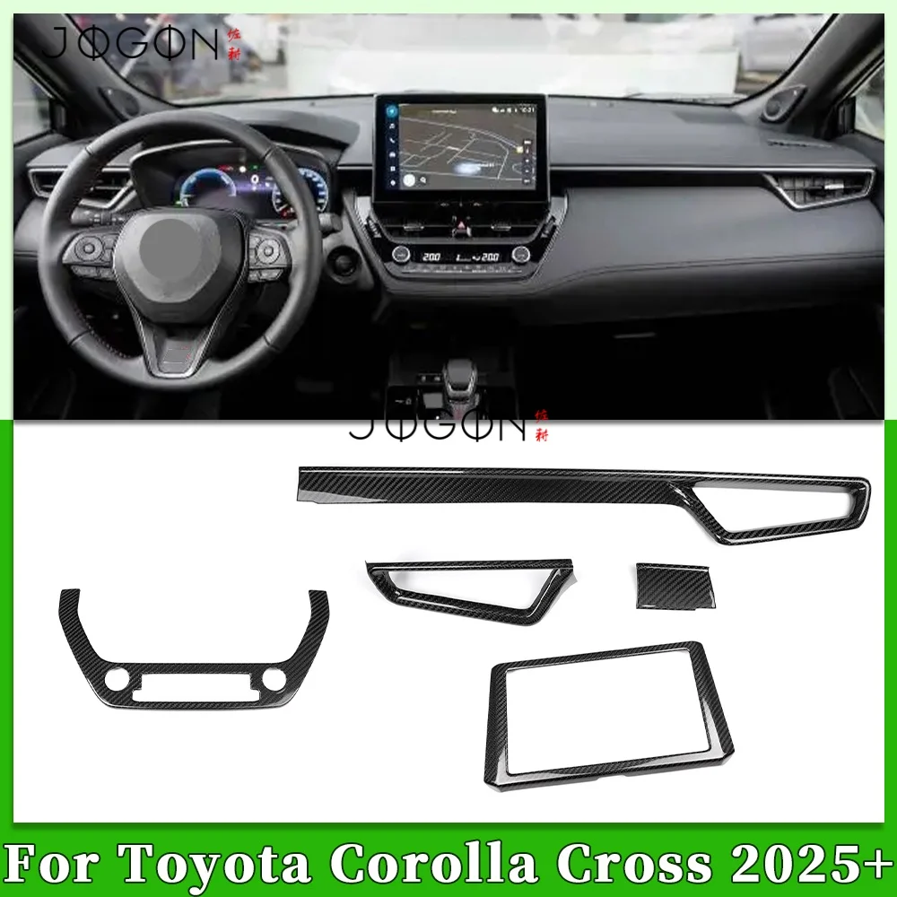 LHD Carbon Car Interior Dashboard Strip GPS Navigation Panel Console Air Condition Cover Trim For Toyota Corolla Cross 2025+
LHD Carbon Car Interior Dashboard Strip GPS Navigation Panel Console Air Condition Cover Trim For Toyota Corolla Cross 2025+