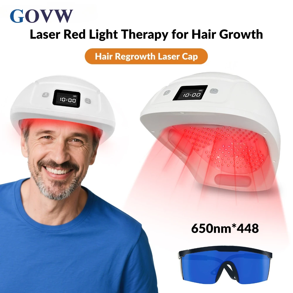 Новый лазерный шлем GOVW с 448 диодами 650 нм для восстановления роста волос, устройство для лечения облысения красным светом для мужчин и женщин, для здоровья кожи головы
Новый лазерный шлем GOVW с 448 диодами 650 нм для восстановления роста волос, устройство для лечения облысения красным светом для мужчин и женщин, для здоровья кожи головы