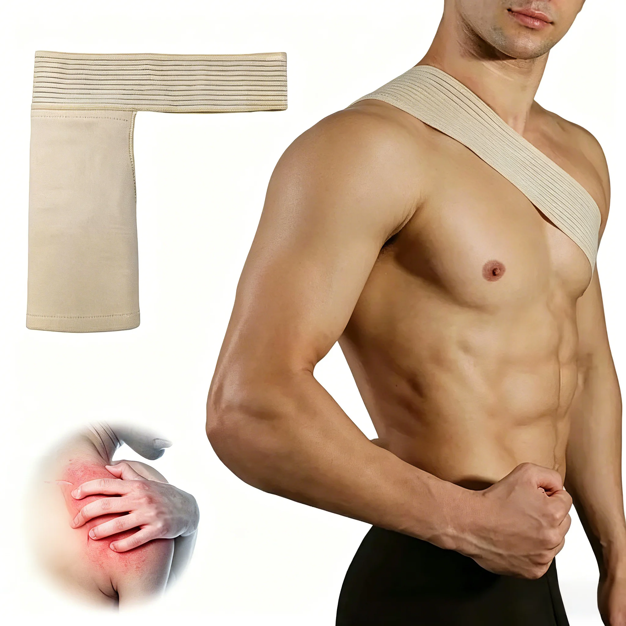 Adjustable Neoprene Shoulder Support Brace Breathable Shoulder Strap Pain Relief Injury Recovery Shoulder Protector ForMen Women
Adjustable Neoprene Shoulder Support Brace Breathable Shoulder Strap Pain Relief Injury Recovery Shoulder Protector ForMen Women