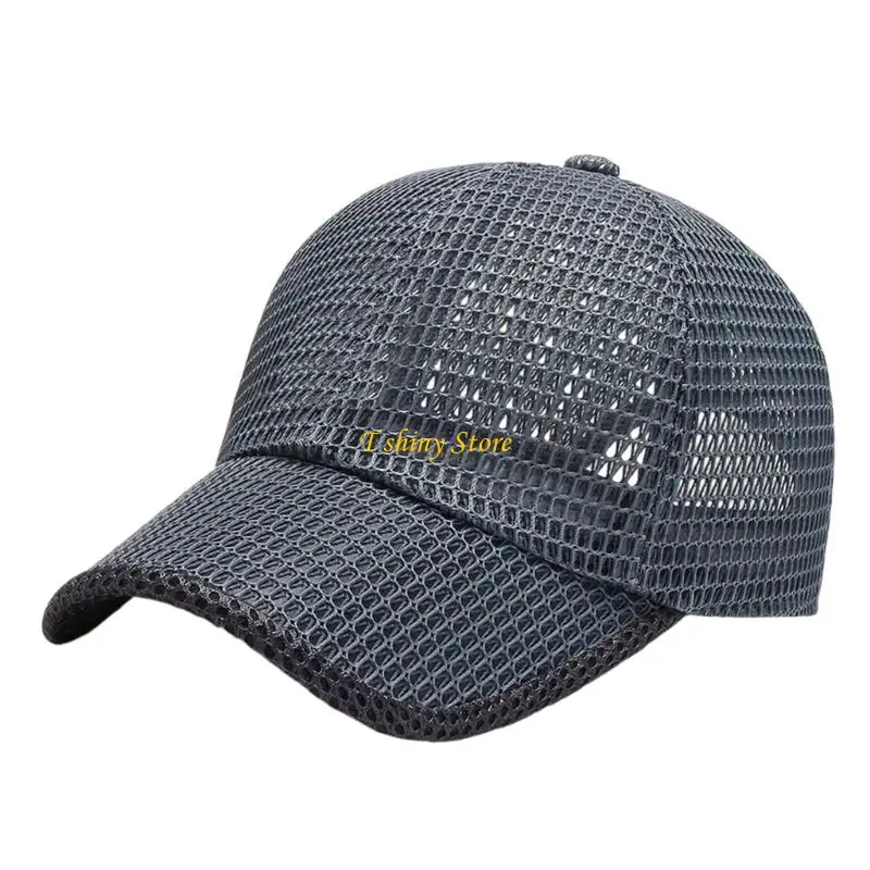 N58F Lightweight Baseball Cap Mesh Sun Hat Moisture Wicking Polyester Adjustable Summer Sport Accessory
N58F Lightweight Baseball Cap Mesh Sun Hat Moisture Wicking Polyester Adjustable Summer Sport Accessory
