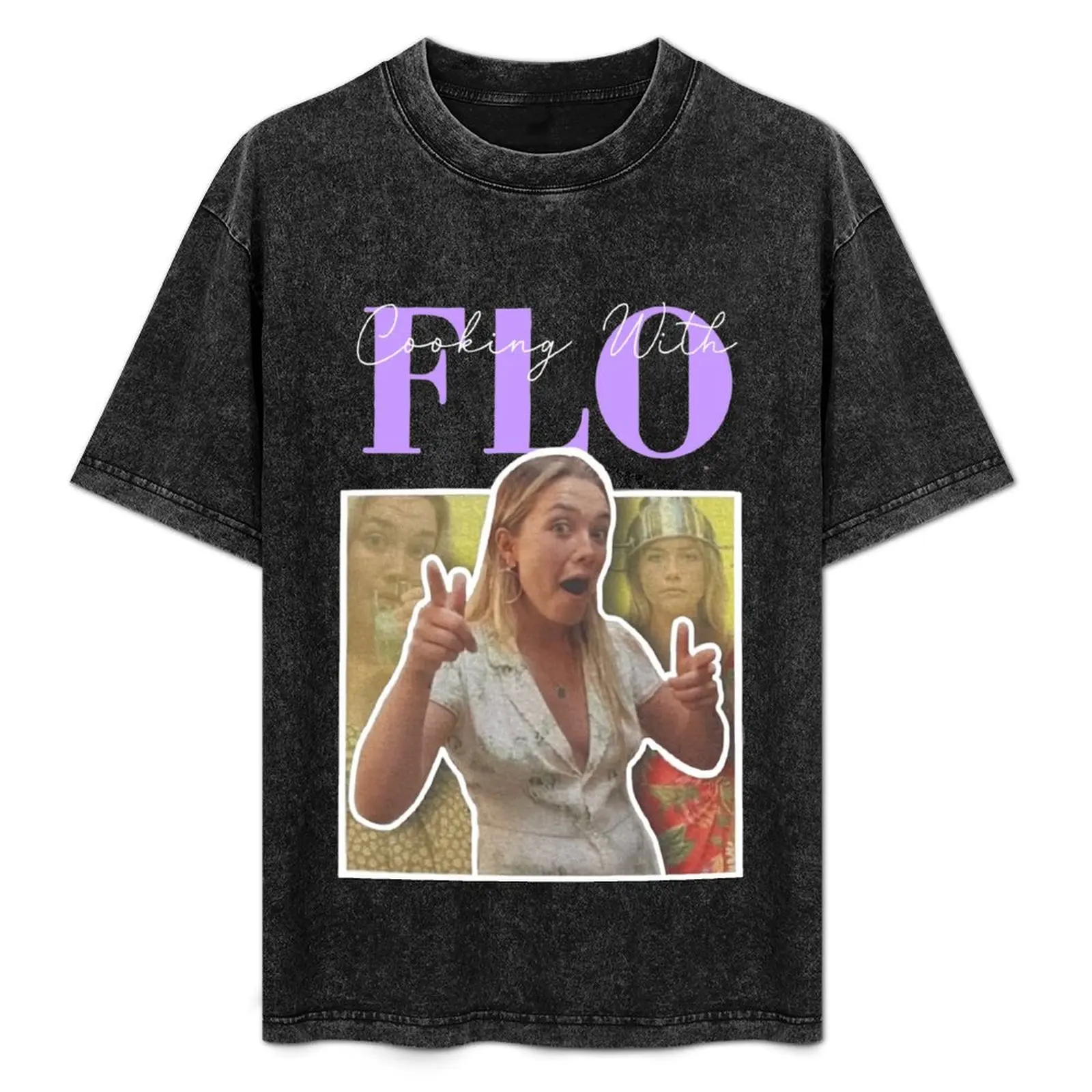 Cooking with flo T-Shirt Sports Casual Short Sleeve Cotton Tee
Cooking with flo T-Shirt Sports Casual Short Sleeve Cotton Tee