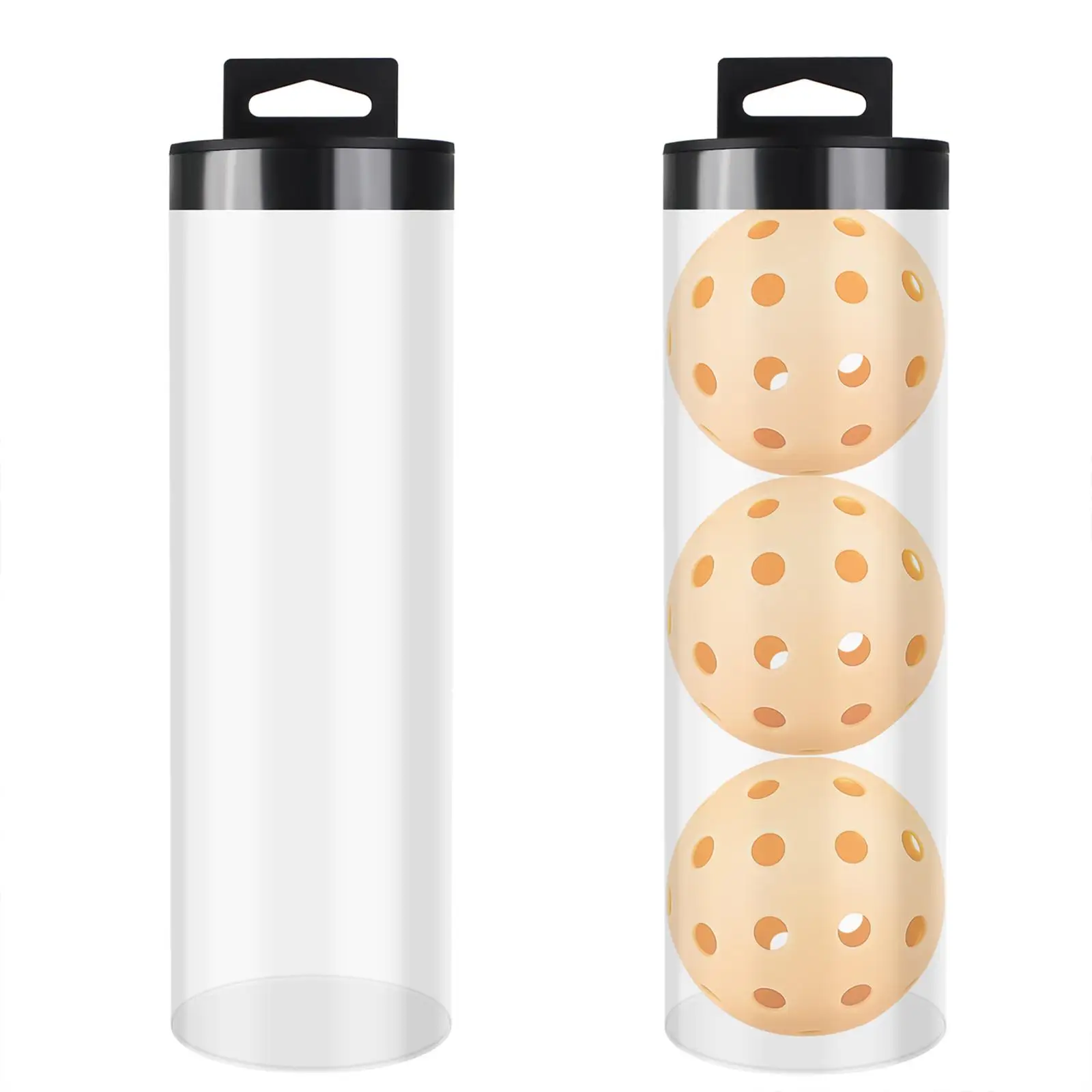 Tennis Ball Organizer with Lid Clear Cylinder Ball Container Outdoor Ball Storage for Golf Practice Accessories
Tennis Ball Organizer with Lid Clear Cylinder Ball Container Outdoor Ball Storage for Golf Practice Accessories
