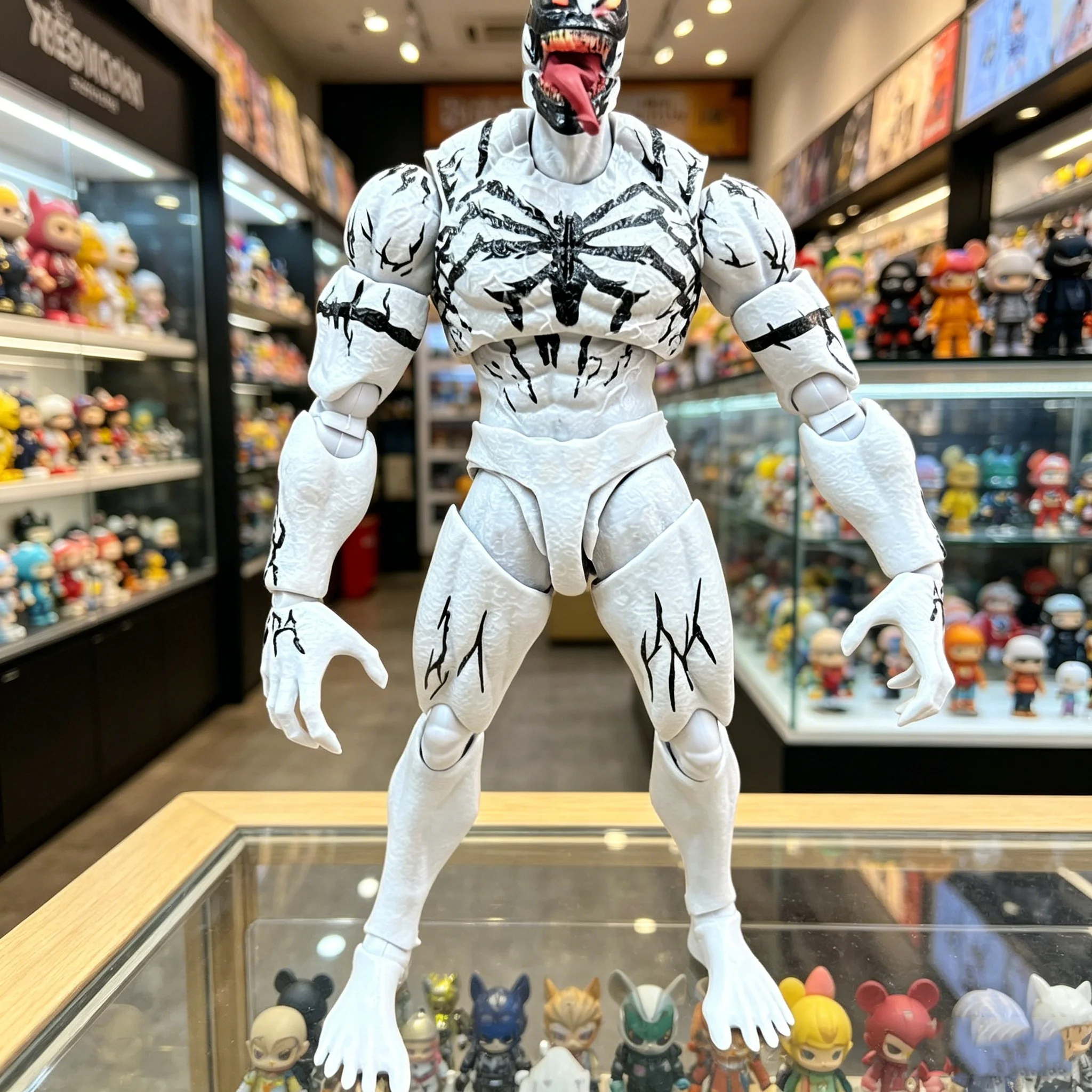 Shf Anti Venom Action Figure White Symbiote Articulated Joints Posable Model Extra Heads Amazing Spider Man Collectible Toy Gift
Shf Anti Venom Action Figure White Symbiote Articulated Joints Posable Model Extra Heads Amazing Spider Man Collectible Toy Gift