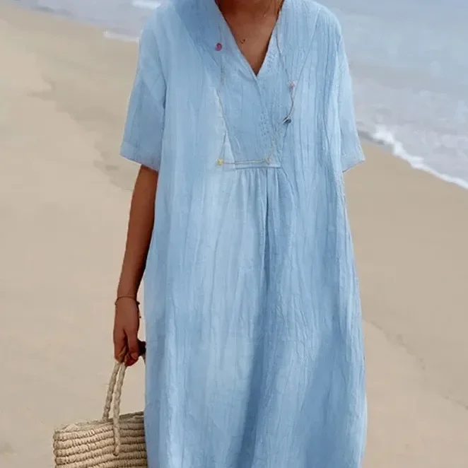 2025 Casual and Thin Skirt Solid Color Cotton and Linen Spring and Summer New Women's Clothing Versatile Hot
2025 Casual and Thin Skirt Solid Color Cotton and Linen Spring and Summer New Women's Clothing Versatile Hot