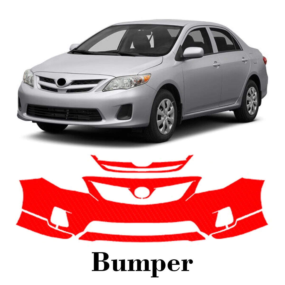 Car Precut Paint Protection Film Front Bumper Anti-scratch Exterior TPU PPF For Toyota Corolla XRS 2011-2013
Car Precut Paint Protection Film Front Bumper Anti-scratch Exterior TPU PPF For Toyota Corolla XRS 2011-2013
