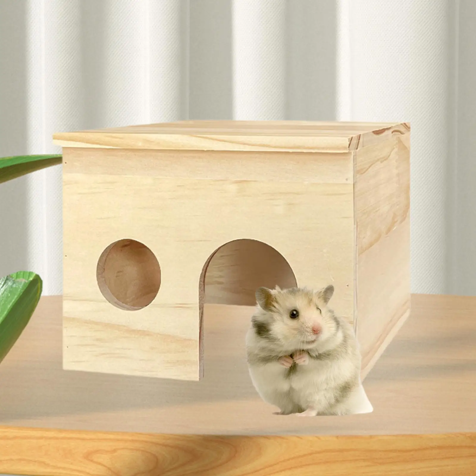 Wooden Pet Toy House Hamster Hideout Cabin Cage Decor Pet Supplies Toy Habitat for Dwarf Hamster Mice Small Animals
Wooden Pet Toy House Hamster Hideout Cabin Cage Decor Pet Supplies Toy Habitat for Dwarf Hamster Mice Small Animals