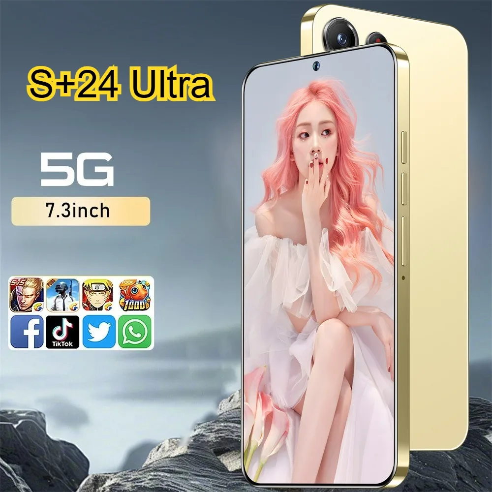 2025 Smartphone Case For S+24 Ultra Original Snapdragon 8gen3 7800mAh Battery 4G 5G Dual Sim Card Cellphones 7.3inch 22GB+2TB
2025 Smartphone Case For S+24 Ultra Original Snapdragon 8gen3 7800mAh Battery 4G 5G Dual Sim Card Cellphones 7.3inch 22GB+2TB