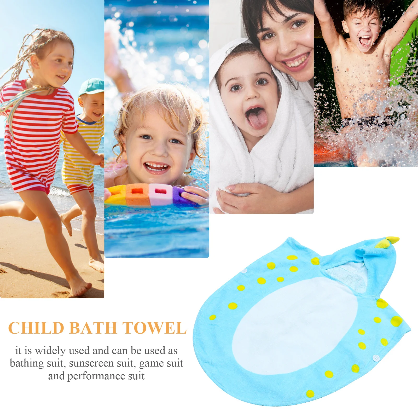 Toddler Shower Towel Children for Kids Bath Cartoon Dinosaur Hooded Bathing Robe
Toddler Shower Towel Children for Kids Bath Cartoon Dinosaur Hooded Bathing Robe
