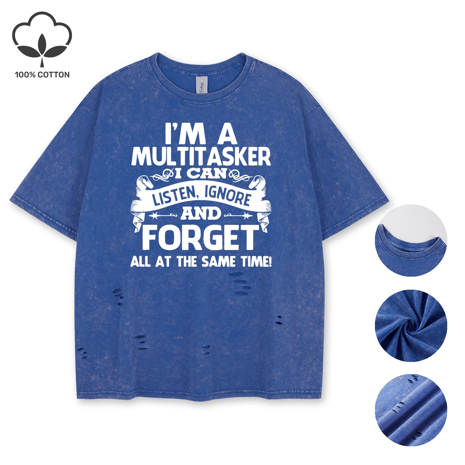 Футболка I'M A Multitasker I Can Listen Ignore And Forget Washed, женская летняя футболка в стиле ретро, модный хлопковый топ, одежда унисекс с отверстиями
Футболка I'M A Multitasker I Can Listen Ignore And Forget Washed, женская летняя футболка в стиле ретро, модный хлопковый топ, одежда унисекс с отверстиями