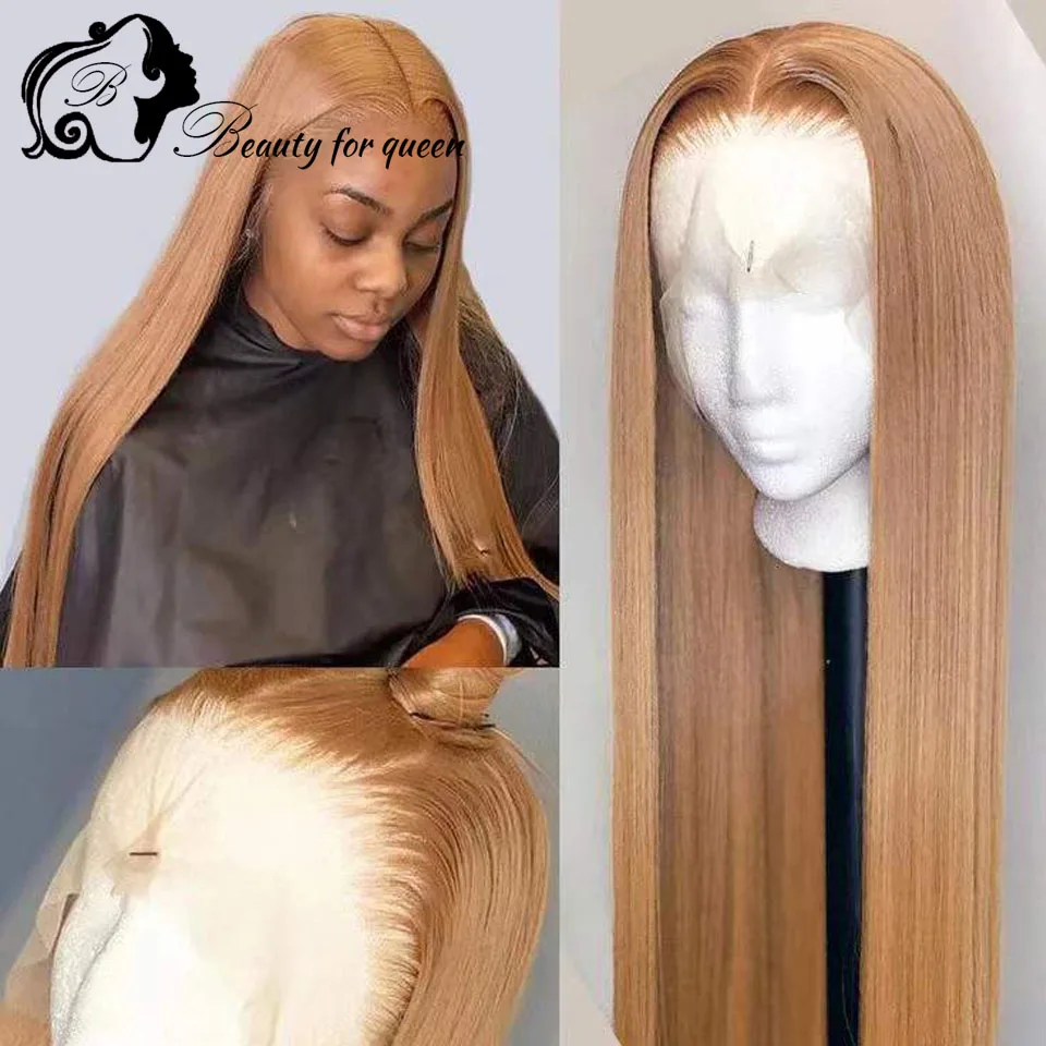 Brazilian Colored Human Hair Wig Cosplay Light Brown Long Straight 200 Density Transparent 13x4 Lace Frontal Wigs For Women
Brazilian Colored Human Hair Wig Cosplay Light Brown Long Straight 200 Density Transparent 13x4 Lace Frontal Wigs For Women