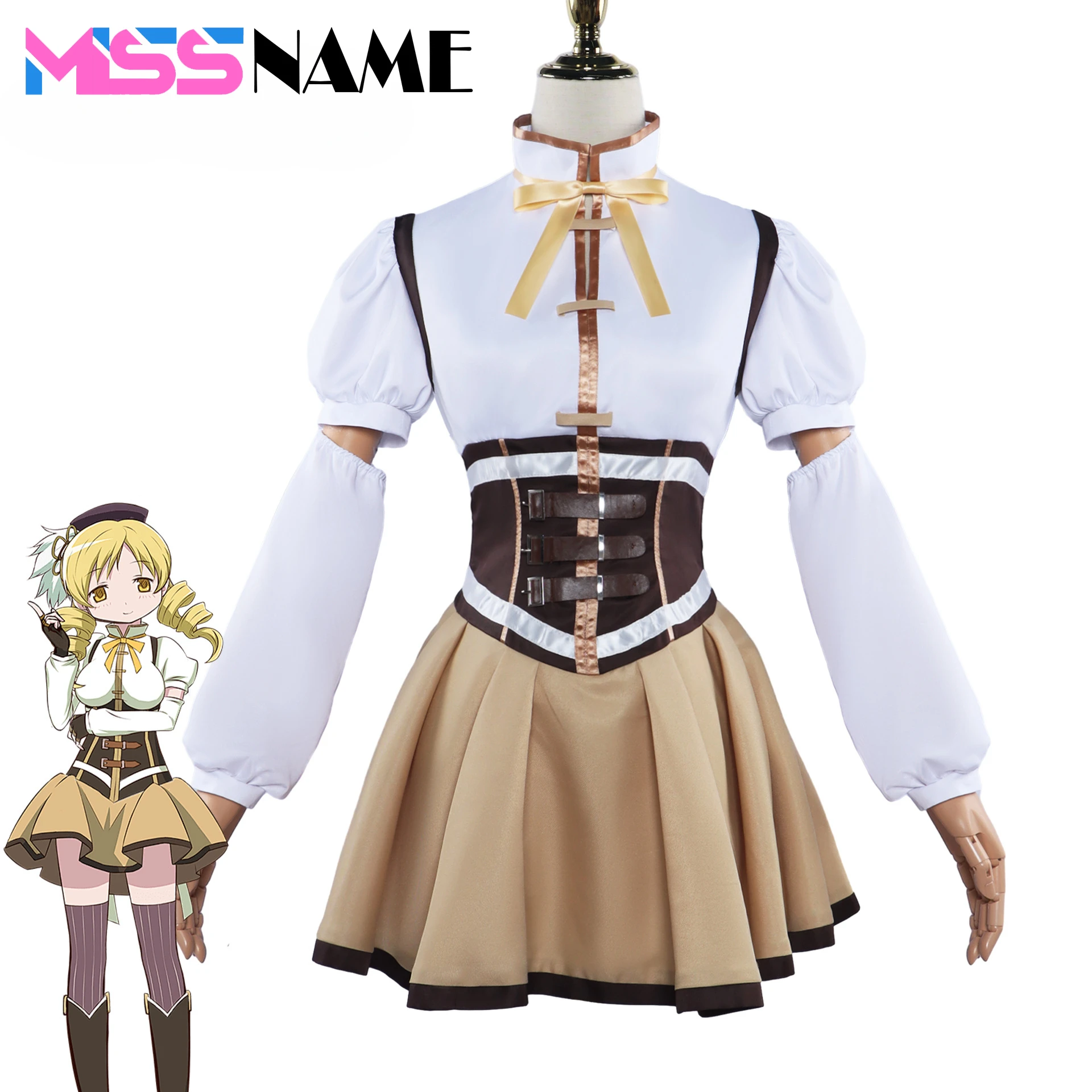 Tomoe Mami Cosplay Puella Magi Madoka Magica Cosplay Costume Party Clothing Role Play Comic Con Wigs Coser Prop
Tomoe Mami Cosplay Puella Magi Madoka Magica Cosplay Costume Party Clothing Role Play Comic Con Wigs Coser Prop