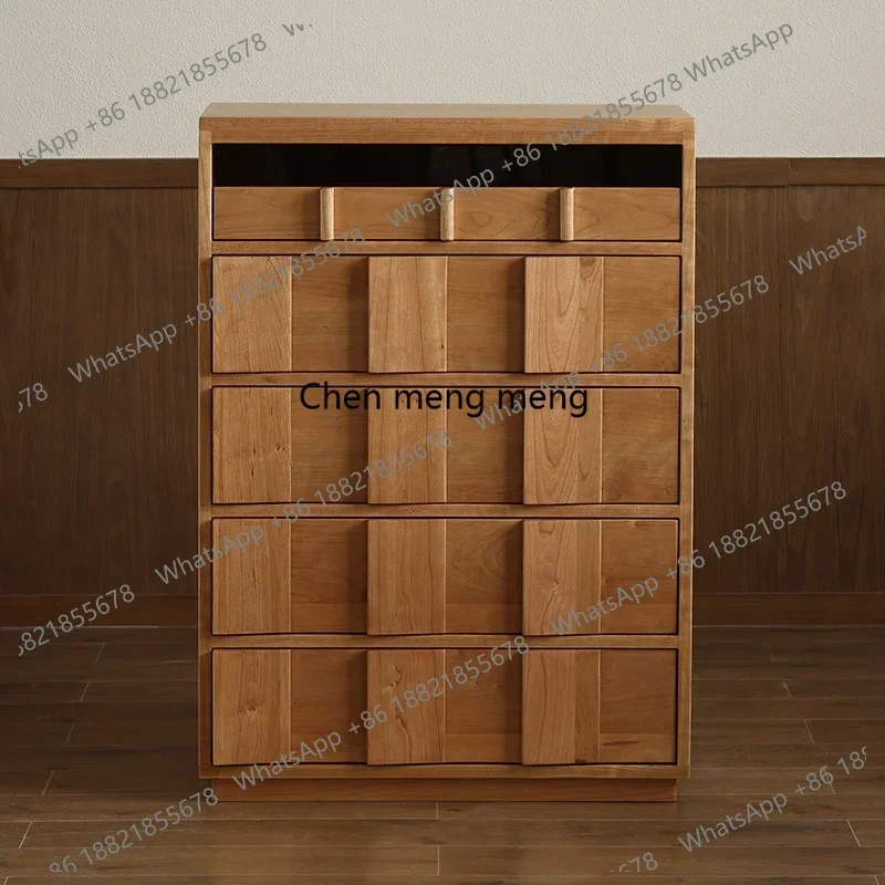 Z136 Black walnut chest of drawers Nordic all solid wood retro drawer storage, storage side cabinet
Z136 Black walnut chest of drawers Nordic all solid wood retro drawer storage, storage side cabinet