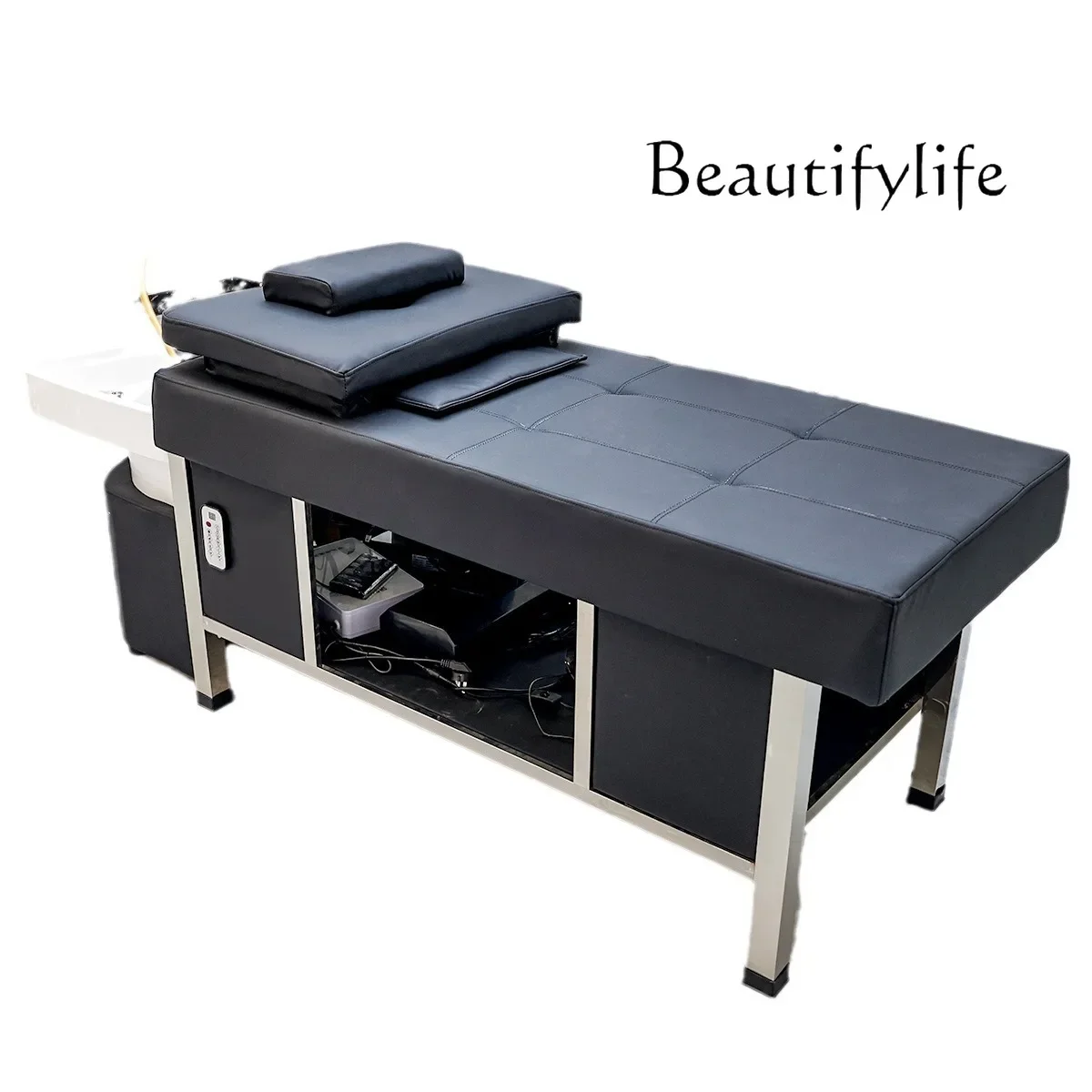 Massage Hair Treatment Barber Shop Beauty Salon Constant Temperature Water Circulation Fumigation Thai Shampoo Bed
Massage Hair Treatment Barber Shop Beauty Salon Constant Temperature Water Circulation Fumigation Thai Shampoo Bed