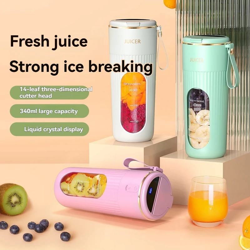 Mini Portable Electric Juicer USB Rechargeable Blender for Fruit Vegetables Fresh Juice Maker Home Travel Outdoor Use
Mini Portable Electric Juicer USB Rechargeable Blender for Fruit Vegetables Fresh Juice Maker Home Travel Outdoor Use
