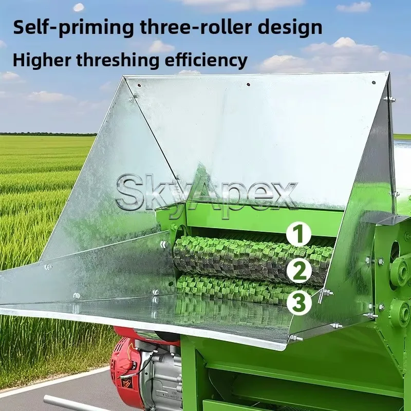 New Three Roller Thresher Multifunctional Full Feeding Self Priming Rapeseed Separating Machine Farm Crop Harvest Equipment
New Three Roller Thresher Multifunctional Full Feeding Self Priming Rapeseed Separating Machine Farm Crop Harvest Equipment