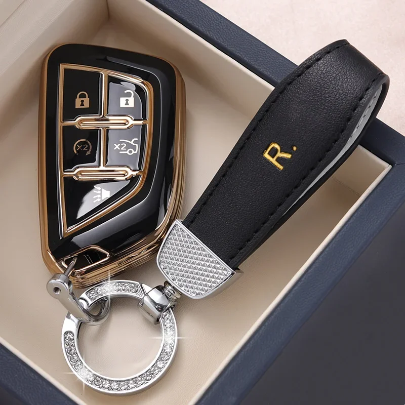 TPU Car Remote Key Case Cover Shell Fob For Cadillac CT4 CT5 CT4-V C8 Corvette 2018 2019 2020 2021 Keychain Protect Accessories
TPU Car Remote Key Case Cover Shell Fob For Cadillac CT4 CT5 CT4-V C8 Corvette 2018 2019 2020 2021 Keychain Protect Accessories