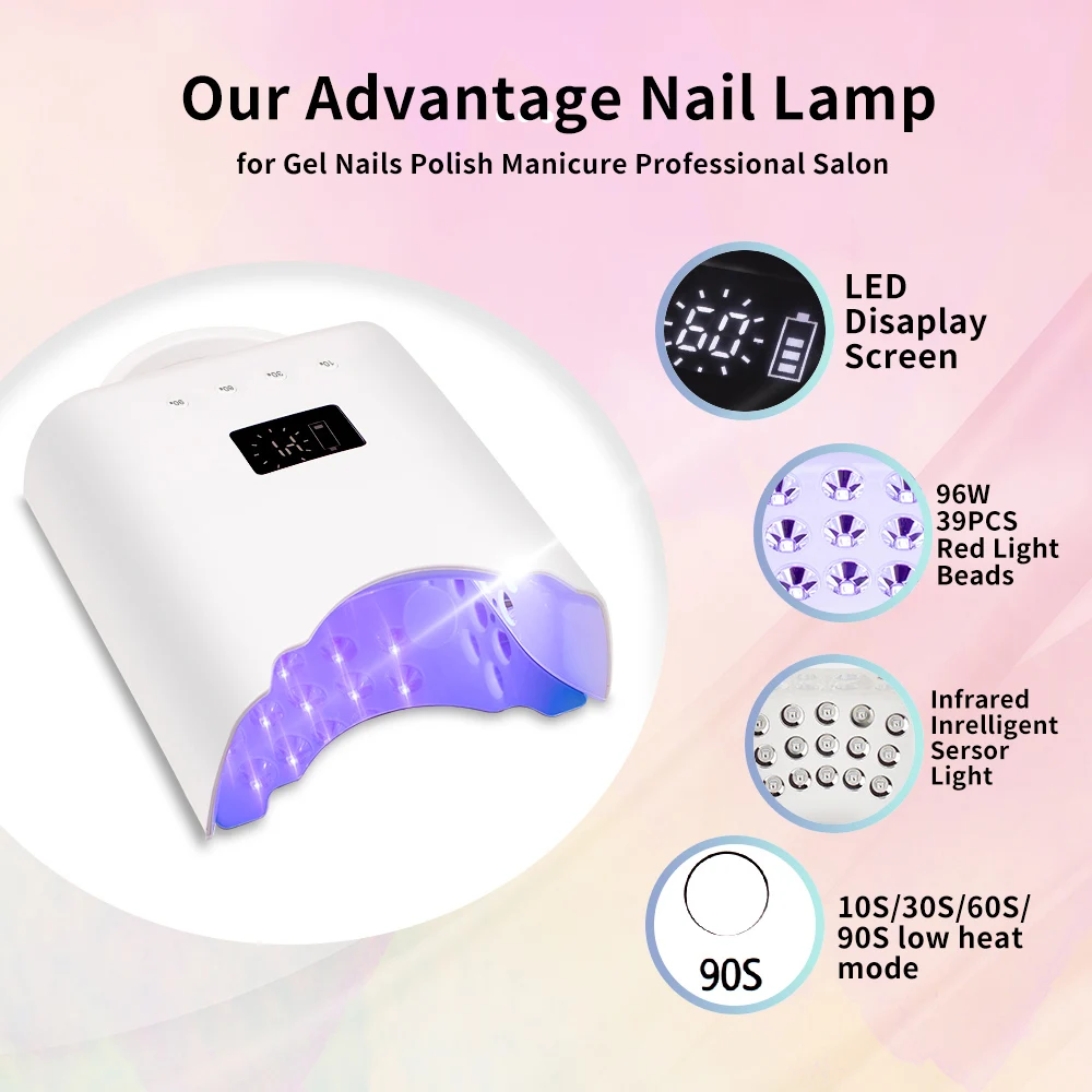 Портативная беспроводная сушилка для ногтей Nail Supply Love This Diamond Shining с УФ-лампой 78 Вт и светодиодами
Портативная беспроводная сушилка для ногтей Nail Supply Love This Diamond Shining с УФ-лампой 78 Вт и светодиодами