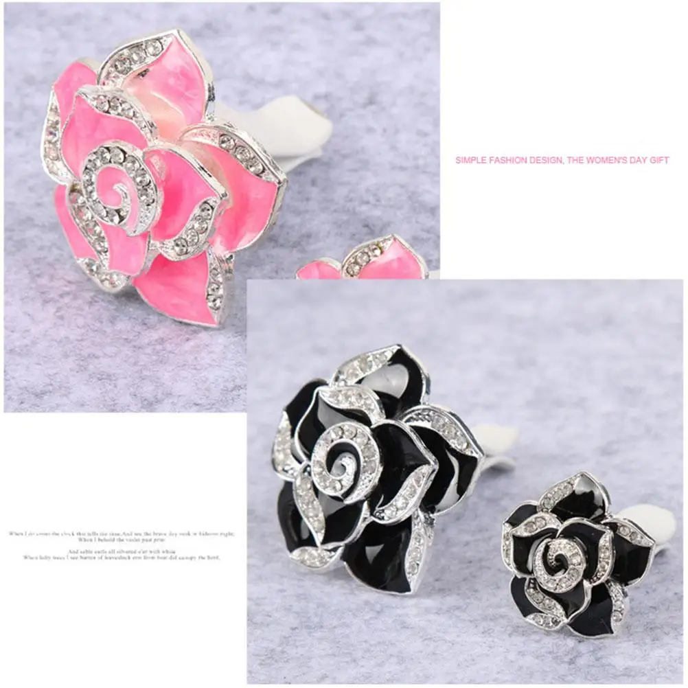 Car Air Freshener Holder Beautiful Rhinestone Camellia Diffuser for Fragrance Minimize Smells Clip Installation Car
Car Air Freshener Holder Beautiful Rhinestone Camellia Diffuser for Fragrance Minimize Smells Clip Installation Car