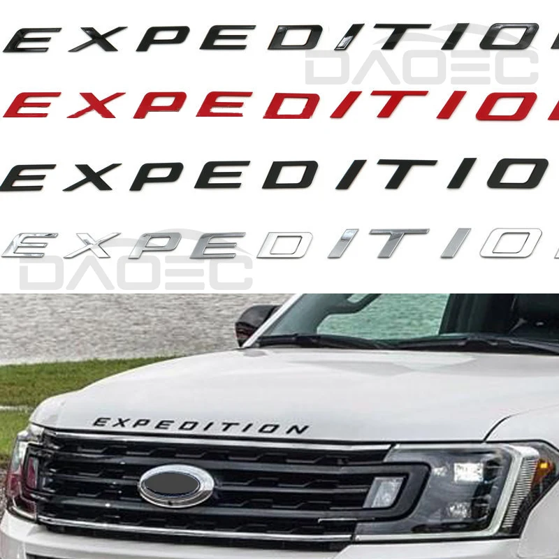 Car ABS Front Head Hood Letters Words Logo Badge Emblem Decoration Decals Sticker For Ford Expedition Styling Accessories
Car ABS Front Head Hood Letters Words Logo Badge Emblem Decoration Decals Sticker For Ford Expedition Styling Accessories