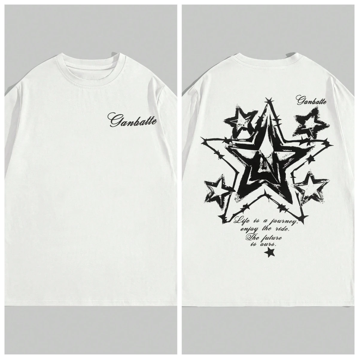 ROMWE MEN Academia Men Star & Slogan Print T-Shirt, School High-quality Fashionable Comfortable Luxury Version
ROMWE MEN Academia Men Star & Slogan Print T-Shirt, School High-quality Fashionable Comfortable Luxury Version