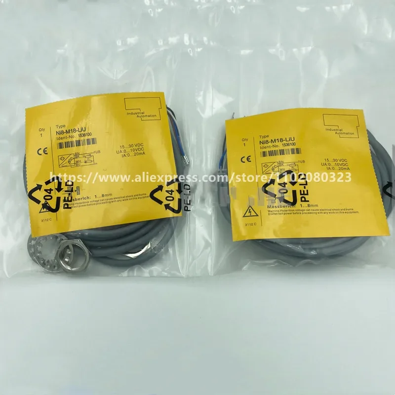 2PCS New proximity switch NI4-M12-LIU NI10-M18-LIU BI2-M12-LIU BI5-M18-LIU NI8-M18-LIU BI10-M30-LIU BI8-M18-LIU
2PCS New proximity switch NI4-M12-LIU NI10-M18-LIU BI2-M12-LIU BI5-M18-LIU NI8-M18-LIU BI10-M30-LIU BI8-M18-LIU