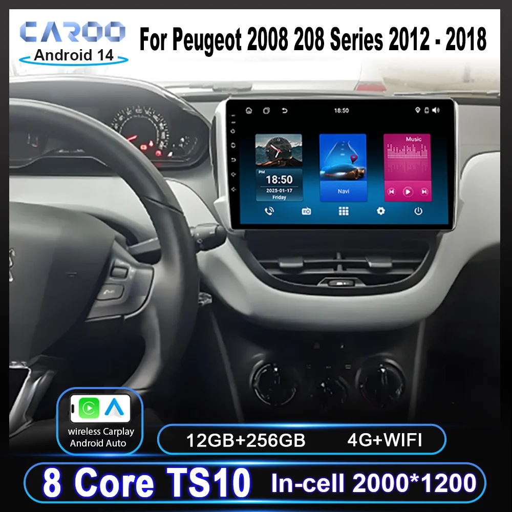 Car Radio For Peugeot 2008 208 Series 2012 - 2018 Auto Multimidia Video Player Carplay Android Auto QLED Screen Stereo Head Unit
Car Radio For Peugeot 2008 208 Series 2012 - 2018 Auto Multimidia Video Player Carplay Android Auto QLED Screen Stereo Head Unit