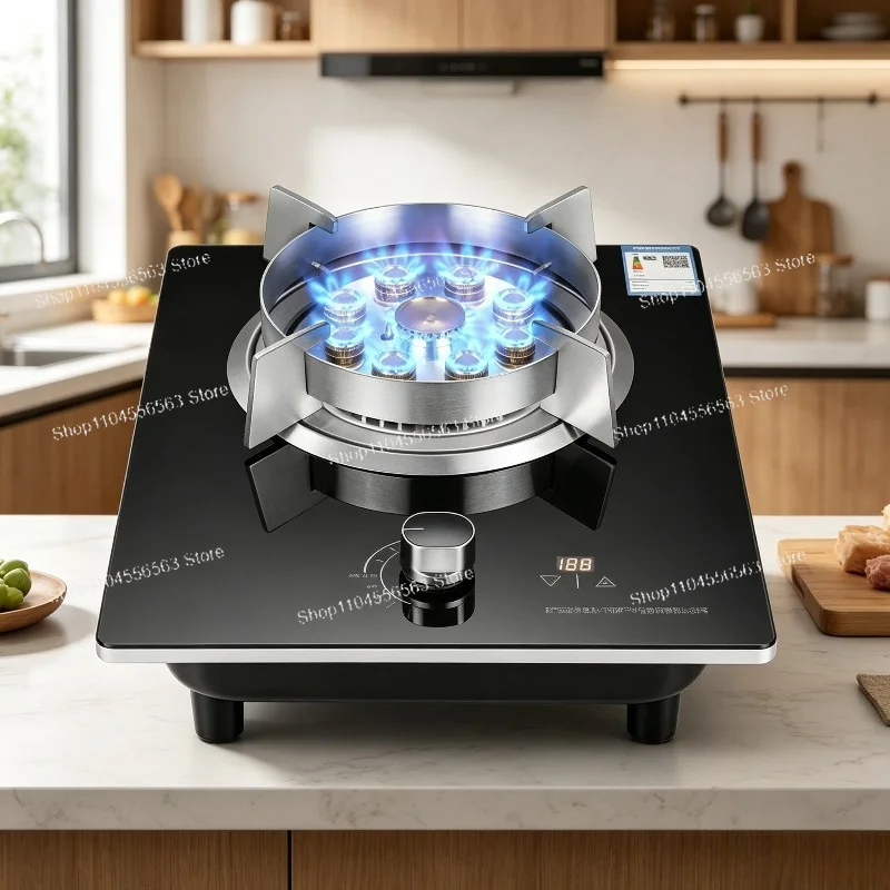 Household Single Burner Gas Stove Stainless Steel Fierce Fire Cooktop Desktop Embedded LPG Natural Gas Universal Stove
Household Single Burner Gas Stove Stainless Steel Fierce Fire Cooktop Desktop Embedded LPG Natural Gas Universal Stove