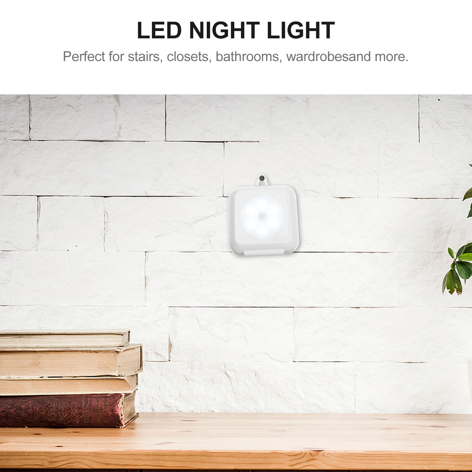 Motion Sensor Light Free Installation Magnetic Night Light for Staircase Hallway Bathroom Bedroom Kitchen Cabinet Without Batter
Motion Sensor Light Free Installation Magnetic Night Light for Staircase Hallway Bathroom Bedroom Kitchen Cabinet Without Batter
