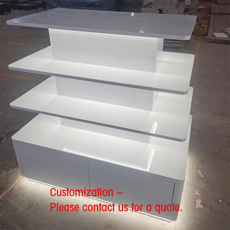 custom.Modern Wood Tiered Cabinet Display Shelf LED Lit Adjustable Height Shopping Malls Cosmetic Maternal Clothing Sto
custom.Modern Wood Tiered Cabinet Display Shelf LED Lit Adjustable Height Shopping Malls Cosmetic Maternal Clothing Sto