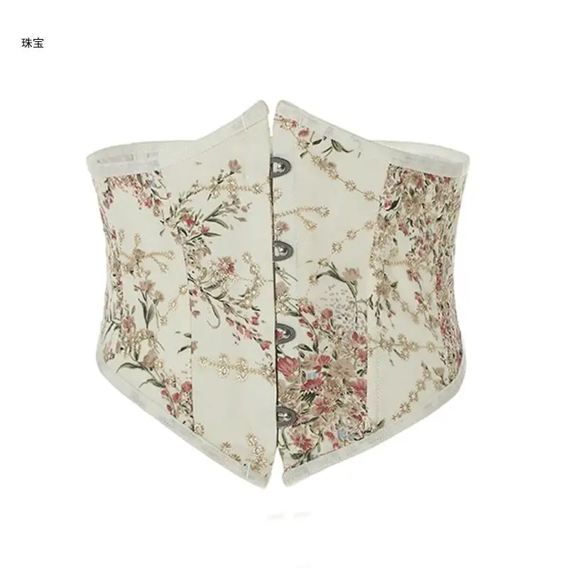 X5QE Sweet Girls Corset with Embroidery Pattern Woman Shirt Slimming Waist Supplies
X5QE Sweet Girls Corset with Embroidery Pattern Woman Shirt Slimming Waist Supplies