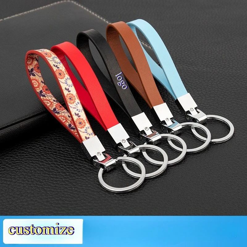 Customized LOGO Keychain Blank Simple PU Leather Laser Engrave Car Keyring Creative Personalized Key Chains Accessories
Customized LOGO Keychain Blank Simple PU Leather Laser Engrave Car Keyring Creative Personalized Key Chains Accessories