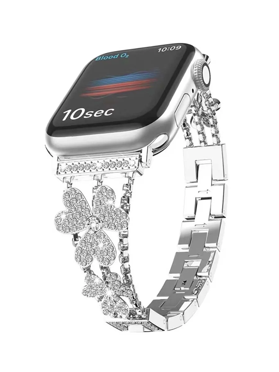 Браслет со стразами для Apple Watch Band 44/42/45/49/41/40/38 мм, ювелирный браслет для IWatch Series 6 7 SE 6 8 9 ultra
Браслет со стразами для Apple Watch Band 44/42/45/49/41/40/38 мм, ювелирный браслет для IWatch Series 6 7 SE 6 8 9 ultra