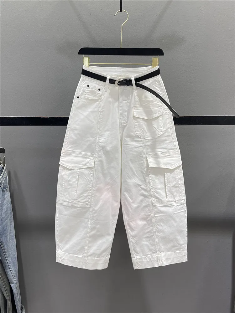 White Slim Fit Casual Wide Leg Jeans Women's Summer Thin Loose Comfortable Workwear Cotton Stretch Denim High Waist Zipper Fly
White Slim Fit Casual Wide Leg Jeans Women's Summer Thin Loose Comfortable Workwear Cotton Stretch Denim High Waist Zipper Fly