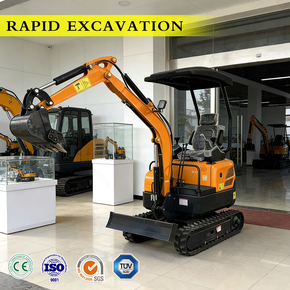 Farm Construction Mini Excavator 1.8Ton 2Ton Multifunctional Compact Digger CE Approved Heavy Duty Hydraulic Small Bagger CE/EPA
Farm Construction Mini Excavator 1.8Ton 2Ton Multifunctional Compact Digger CE Approved Heavy Duty Hydraulic Small Bagger CE/EPA