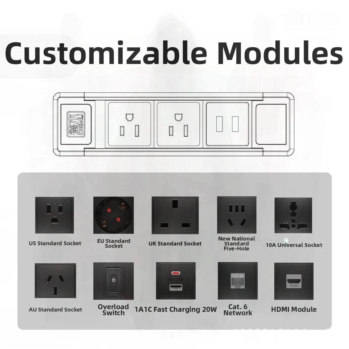 Американский стандарт, настольная встроенная USB-розетка, офисная вилка, прикроватная мебель, источник питания для европейского, американского, британского использования
Американский стандарт, настольная встроенная USB-розетка, офисная вилка, прикроватная мебель, источник питания для европейского, американского, британского использования