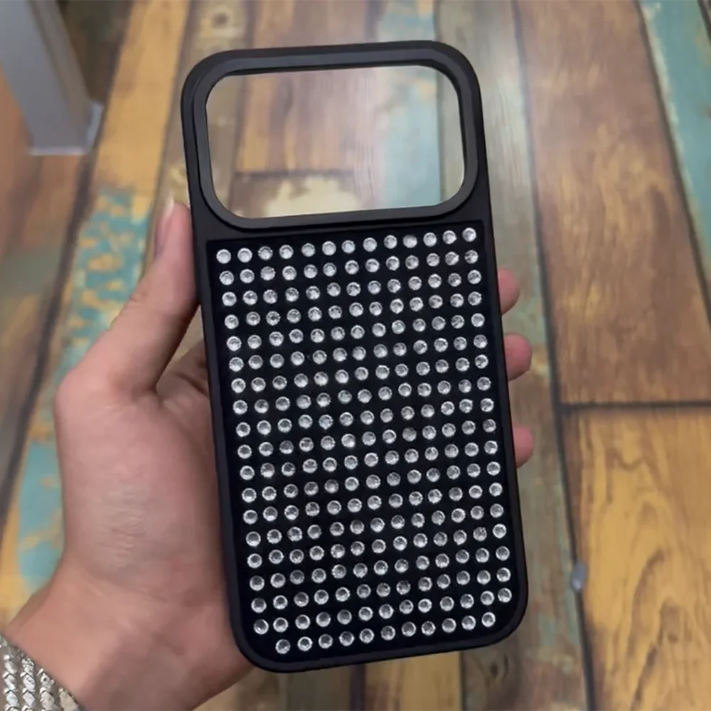 CASE Diamonds Velvet Black Border Phone Cover for iPhone 17 16 15 Pro Max 17Pro - Protective Case
CASE Diamonds Velvet Black Border Phone Cover for iPhone 17 16 15 Pro Max 17Pro - Protective Case