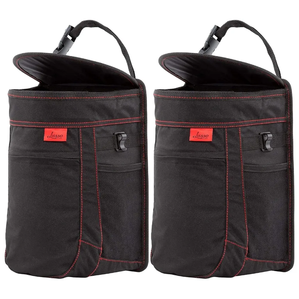 Spill Proof Car Trash Can 2 Pack Leak Proof Hanging Garbage Bin with Removable Liner Waterproof for Truck SUV Minivan
Spill Proof Car Trash Can 2 Pack Leak Proof Hanging Garbage Bin with Removable Liner Waterproof for Truck SUV Minivan