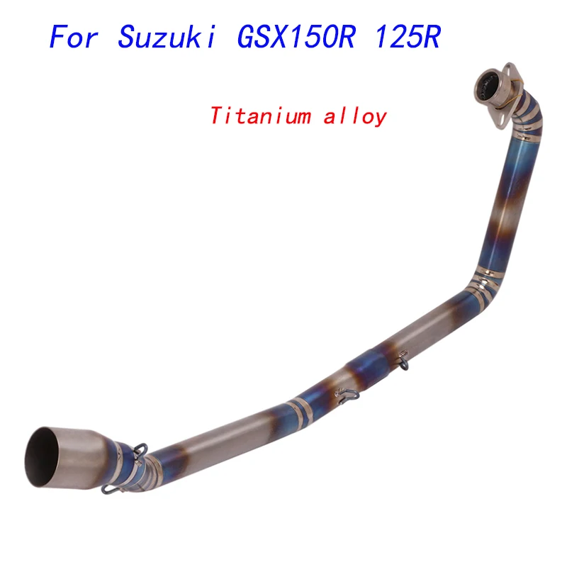 Slip On Motorcycle Front Connect Tube Head Link Pipe Titanium Alloy Exhaust System For Suzuki GSX150R 125R All Years
Slip On Motorcycle Front Connect Tube Head Link Pipe Titanium Alloy Exhaust System For Suzuki GSX150R 125R All Years