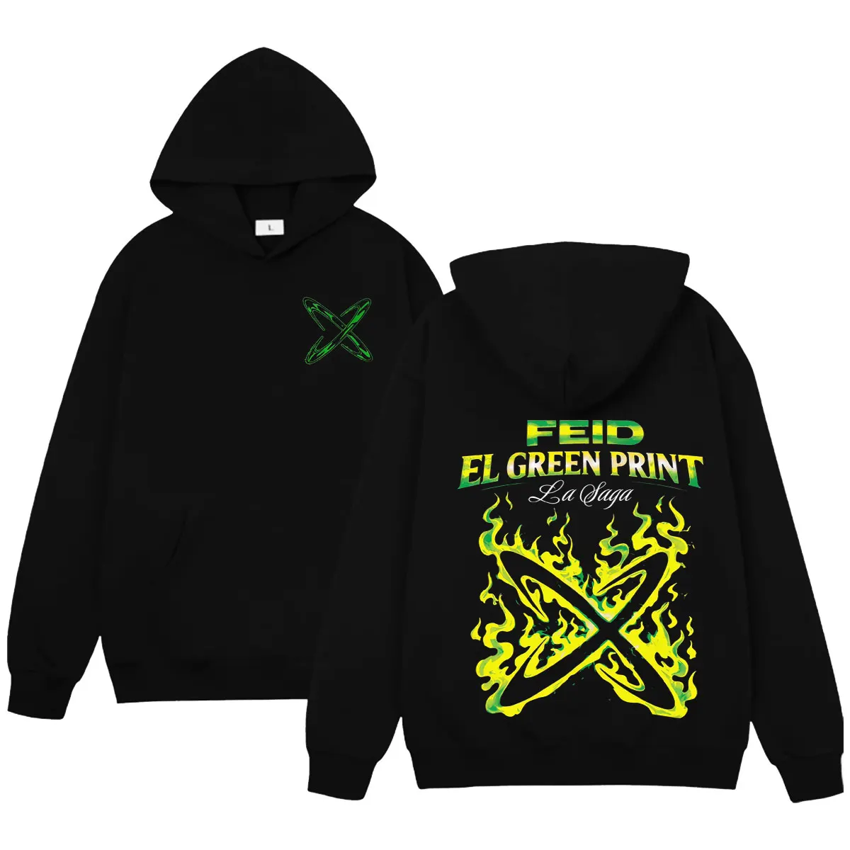 Rapper Feid El Green Print New Graphic Hoodie Men Women Fashion Pullovers Y2K Aesthetic Sweatshirt Cozy Casual Unisex Streetwear
Rapper Feid El Green Print New Graphic Hoodie Men Women Fashion Pullovers Y2K Aesthetic Sweatshirt Cozy Casual Unisex Streetwear