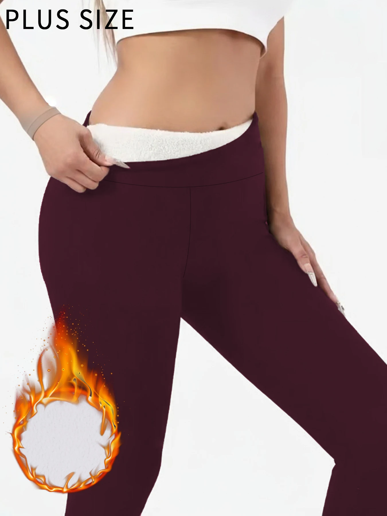 Женские леггинсы больших размеров на толстой флисовой подкладке с завышенной талией. Термоштаны с контролем живота идеально подходят для зимних тренировок
Женские леггинсы больших размеров на толстой флисовой подкладке с завышенной талией. Термоштаны с контролем живота идеально подходят для зимних тренировок