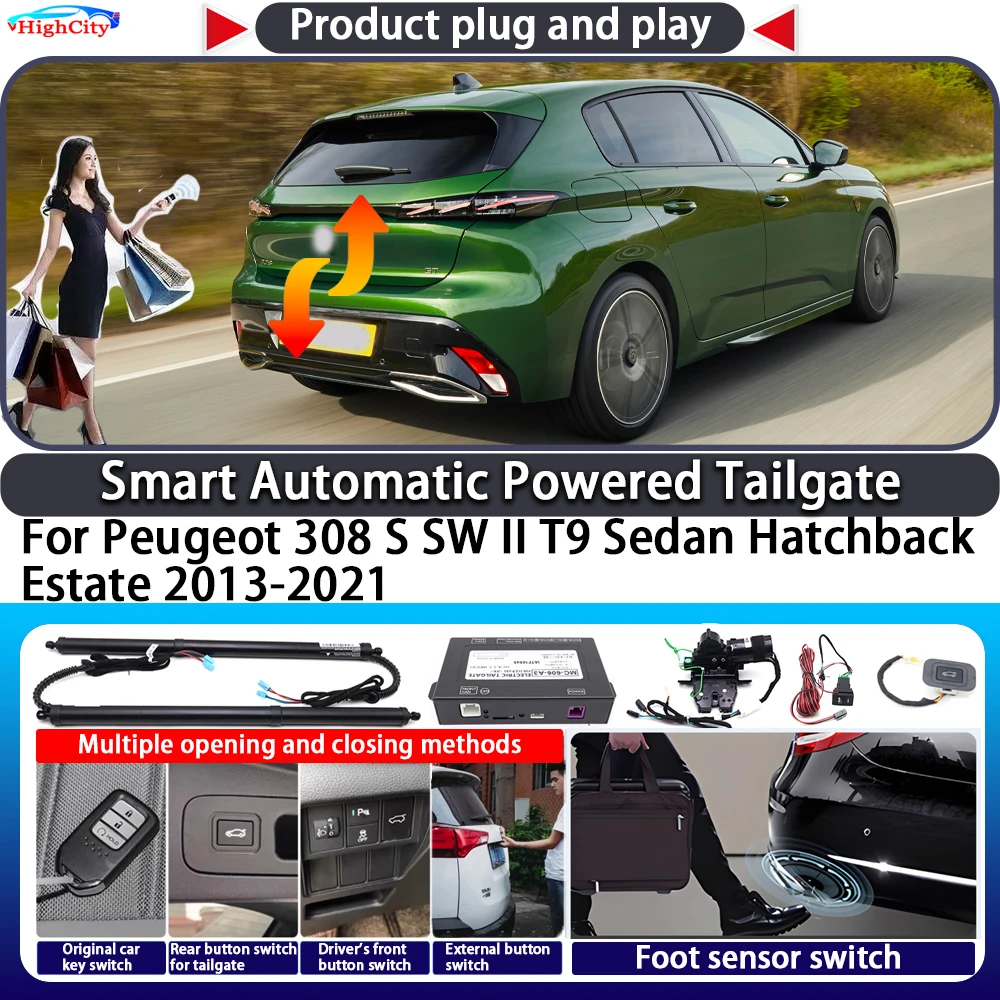 For Peugeot 308 S SW II T9 Sedan Hatchback Estate 2013-2021 Smart Automatic Powered Tailgate Key Lift Close Kit Power Tailgate
For Peugeot 308 S SW II T9 Sedan Hatchback Estate 2013-2021 Smart Automatic Powered Tailgate Key Lift Close Kit Power Tailgate