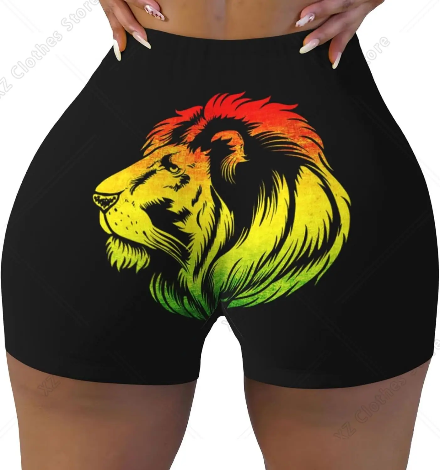 Женские шорты для йоги Rasta Lion of Judah с высокой талией, эластичные спортивные шорты для тренажерного зала, байкерские шорты для тренировок, спортивные шорты для бега
Женские шорты для йоги Rasta Lion of Judah с высокой талией, эластичные спортивные шорты для тренажерного зала, байкерские шорты для тренировок, спортивные шорты для бега
