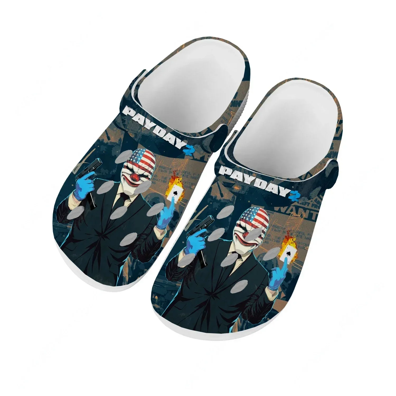 PAYDAY 2 Water Shoes Mens Womens Comfortable Fashion Home Garden Clogs Customizd Sandals Beach Breathable Hole Slippers
PAYDAY 2 Water Shoes Mens Womens Comfortable Fashion Home Garden Clogs Customizd Sandals Beach Breathable Hole Slippers