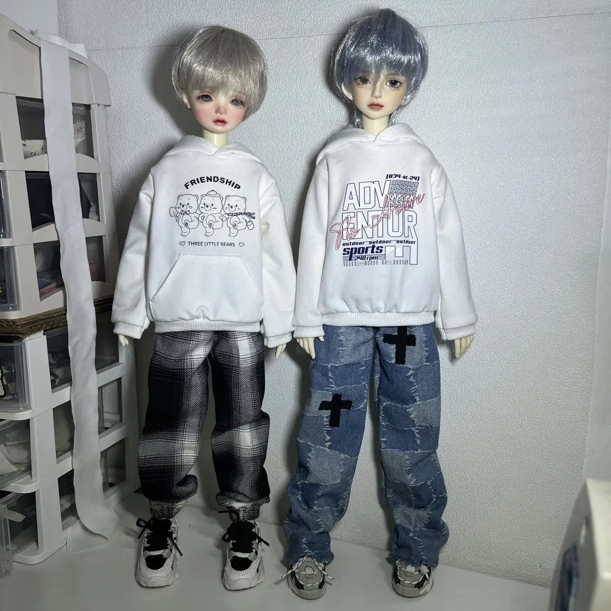 30/45cm Doll Clothes for 1/6 1/4 Bjd Doll Hoodies Pants Diy Girl Toys Dress Up Fashion Birthday Gift Doll Accessories, No Doll
30/45cm Doll Clothes for 1/6 1/4 Bjd Doll Hoodies Pants Diy Girl Toys Dress Up Fashion Birthday Gift Doll Accessories, No Doll