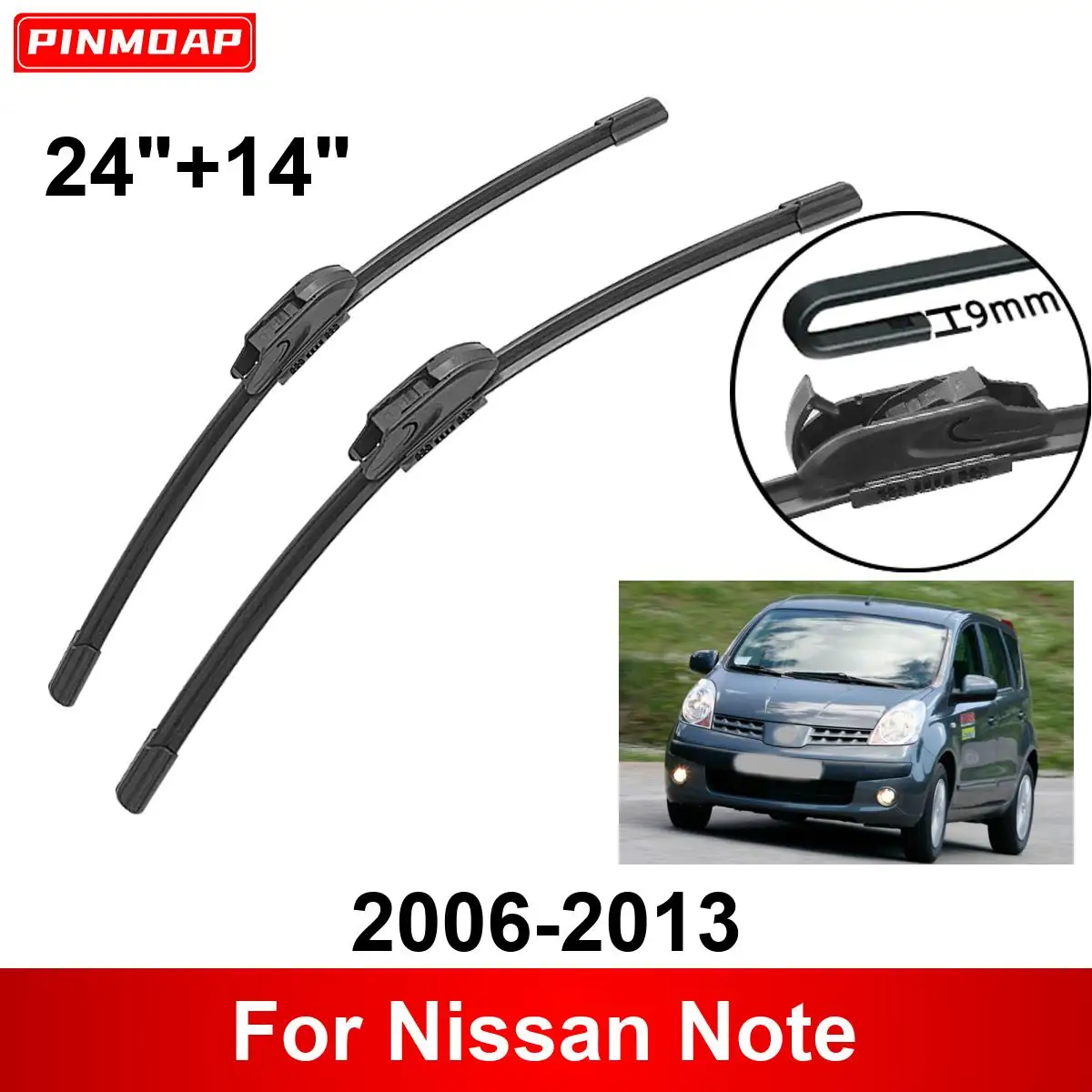 Автомобильный дворник для Nissan Note 2006-2013 24 "+ 14" передние и задние щетки стеклоочистителя, аксессуары для резака 2006 2007 2008 2009
Автомобильный дворник для Nissan Note 2006-2013 24 "+ 14" передние и задние щетки стеклоочистителя, аксессуары для резака 2006 2007 2008 2009