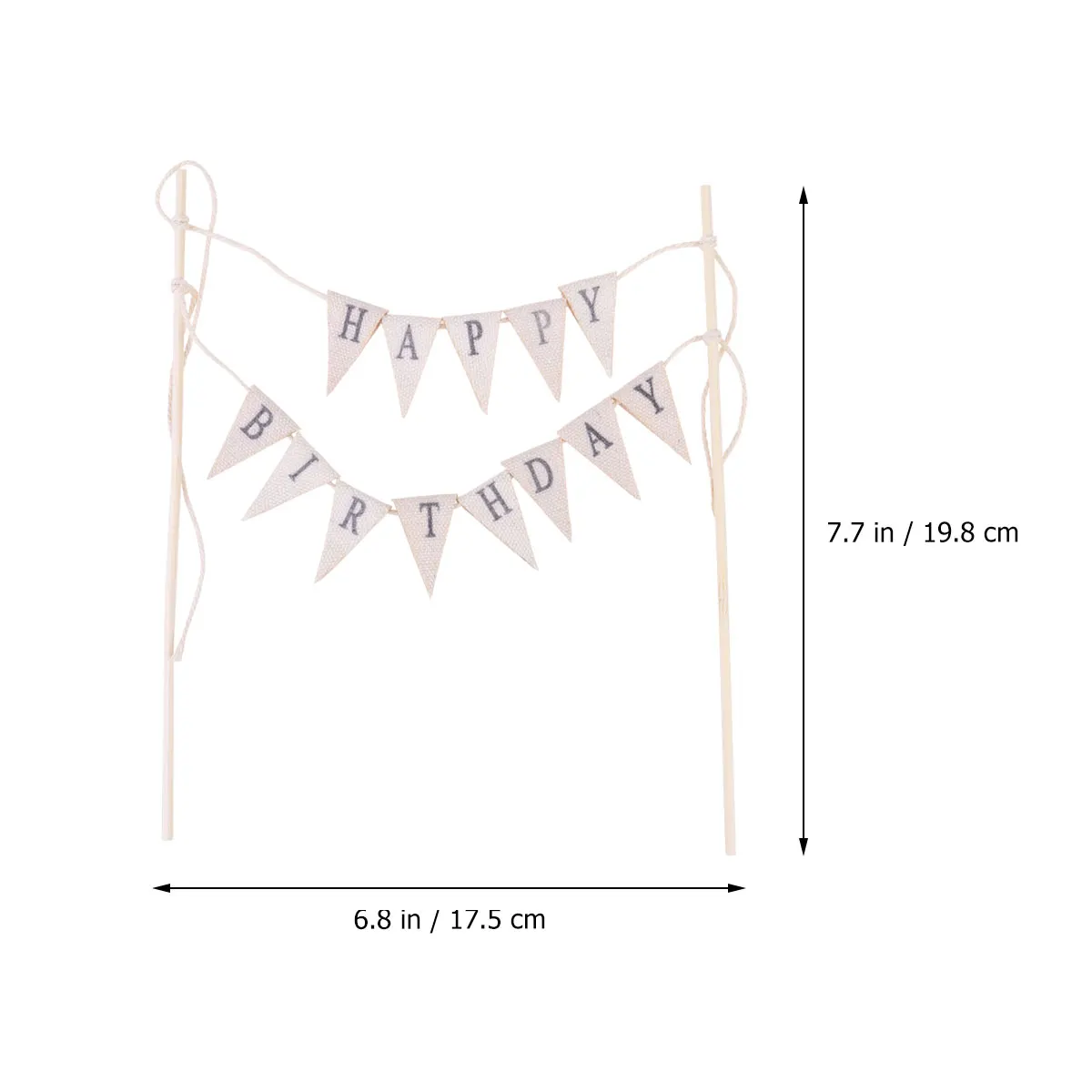Happy Birthday Cake Topper Banner Vintage Pennant Flag for Cake Cupcakes Decorations Party Supplies Bunting
Happy Birthday Cake Topper Banner Vintage Pennant Flag for Cake Cupcakes Decorations Party Supplies Bunting
